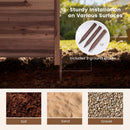 3-Panel Outdoor Privacy Fence for AC Units & Equipment by LJGDeals