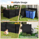 Outdoor Privacy Fence Screen with 5 Ground Stakes for Garden Yard Patio by LJGDeals