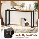 Outdoor Rectangle Console Table with Long-Lasting WPC Tabletop by LJGDeals