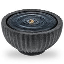 Outdoor Round Sphere Water Fountain with LED Lights and Pump by DirectDeals