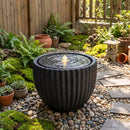 Outdoor Round Sphere Water Fountain with Pump for Garden by DirectDeals