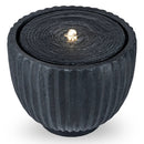 Outdoor Round Sphere Water Fountain with Pump for Garden by LJGDeals