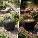 Outdoor Round Sphere Water Fountain with Pump for Garden by LJGDeals