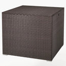 72 Gallon Rattan Outdoor Storage Box with Zippered Liner and Solid Pneumatic Rod by LJGDeals