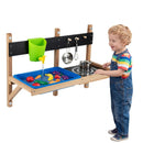 Wall Mounted Mud Kitchen for Kids Ages 3+ by DirectDeals