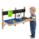 Wall Mounted Mud Kitchen for Kids Ages 3+