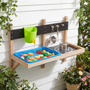 Wall Mounted Mud Kitchen for Kids Ages 3+
