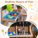 Wall Mounted Mud Kitchen for Kids Ages 3+ by LJGDeals