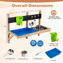 Wall Mounted Mud Kitchen for Kids Ages 3+