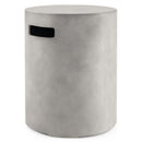 Outdoor Weather Resistant Tank Hideaway Table Fits Standard 20 LBS Propane Gas Tank for Fire Pits