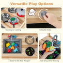 Outdoor Wooden Mud Kitchen for Kids with Sink and Stoves