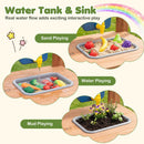 Outdoor Wooden Mud Kitchen with Planter Box and Sink by DirectDeals
