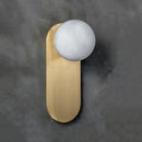 Oval Adrion Alabaster Spherical Wall Light
