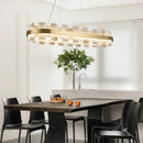 Oval Anita Alabaster Chandelier