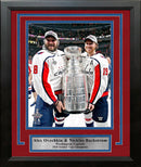 Alex Ovechkin & Nicklas Backstrom Washington Capitals '18 Stanley Cup 8x10 Framed Hockey Photo by Dynasty Sports & Framing