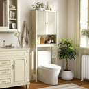 Over The Toilet Storage Cabinet with Fluted Doors by LJGDeals