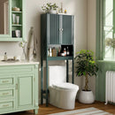 Over The Toilet Storage Cabinet with Fluted Doors by LJGDeals