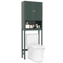 Over The Toilet Storage Cabinet with Fluted Doors by LJGDeals