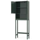 Over The Toilet Storage Cabinet with Fluted Doors by LJGDeals