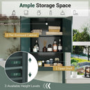 Over The Toilet Storage Cabinet with Fluted Doors by LJGDeals
