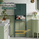 Over The Toilet Storage Cabinet with Fluted Doors by LJGDeals
