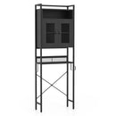 Over-The-Toilet Storage Cabinet with Heavy-Duty Metal Frame 2-door Freestanding by LJGDeals
