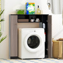 Over The Toilet Storage Cabinet with 2 Open Compartments and 4 Adjustable Shelves by DirectDeals