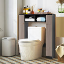 Over The Toilet Storage Cabinet with 2 Open Compartments and 4 Adjustable Shelves by LJGDeals