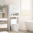 Over The Toilet Storage Cabinet with Double Doors and Adjustable Shelf by LJGDeals