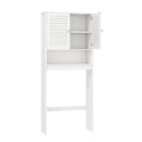Over The Toilet Storage Cabinet with Double Doors and Adjustable Shelf by LJGDeals
