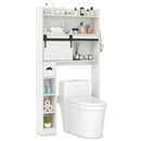 Over The Toilet Storage Cabinet with Sliding Barn Door and Adjustable Shelves by LJGDeals