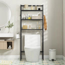 3-Tier Over The Toilet Storage Shelf with Adjustable Bottom Bar by LJGDeals