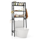 3-Tier Over The Toilet Storage Shelf with Adjustable Bottom Bar by LJGDeals