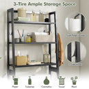 3-Tier Over The Toilet Storage Shelf with Adjustable Bottom Bar by LJGDeals