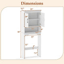 Over Toilet Space Saver Bathroom Organizer with Storage Cabinet by LJGDeals