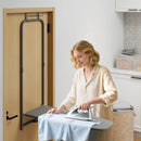 Over the Door Ironing Board Space-Saving Metal Hanging Ironing Board-Gray by LJGDeals