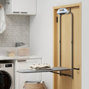 Over the Door Ironing Board Space-Saving Metal Hanging Ironing Board-Gray by LJGDeals