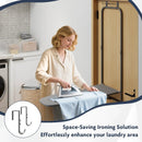 Over the Door Ironing Board Space-Saving Metal Hanging Ironing Board-Gray by LJGDeals