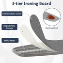 Over the Door Ironing Board Space-Saving Metal Hanging Ironing Board-Gray by LJGDeals