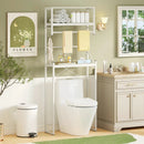 Over the Toilet Storage Rack 3-Tier Over Toilet Bathroom Organizer with Towel Holder-White by LJGDeals