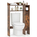 Wood Over the Toilet Bathroom Space Saver with Paper Holder and Shelf by LJGDeals