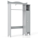 Wood Over the Toilet Bathroom Space Saver with Paper Holder and Shelf