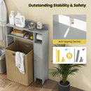 Wood Over the Toilet Bathroom Space Saver with Paper Holder and Shelf by LJGDeals