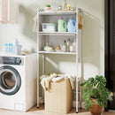 Over-the-toilet Cabinet Bathroom Organizer with 2 Flip-up Cabinets by LJGDeals