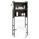 Over-the-toilet Cabinet Bathroom Organizer with 2 Flip-up Cabinets by LJGDeals