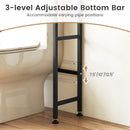 Over-the-toilet Cabinet Bathroom Organizer with 2 Flip-up Cabinets by LJGDeals