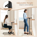 Overbed Rolling Food Tray Table by LJGDeals