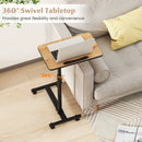 Overbed Rolling Food Tray Table by LJGDeals