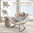 Oversized Egg Papasan Chair with Padded Cushion for Porch by DirectDeals