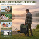 Oversized Foldable Fishing Chair with Detachable Footrest-Green by LJGDeals